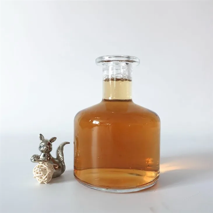 750ml 560g Crystal White Pot Bellied klaasjoogipudel tehasehind