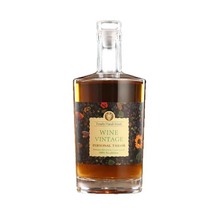 Tehase otsemüügi puuviljaveini pudelid: 100 ml, 200 ml, 375 ml, 500 ml, 700 ml, 750 ml klaasveinipudelid